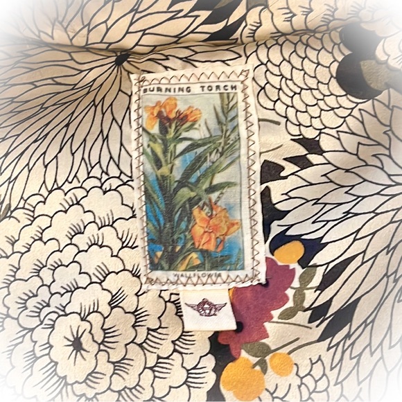 💕Beautiful Brown Burning Torch Faux Fur Coat💕 - Picture 4 of 7